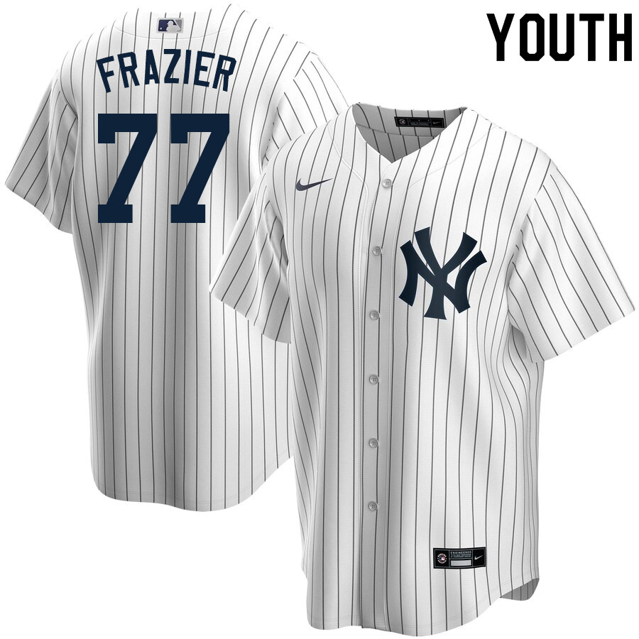 2020 Nike Youth #77 Clint Frazier New York Yankees Baseball Jerseys Sale-White